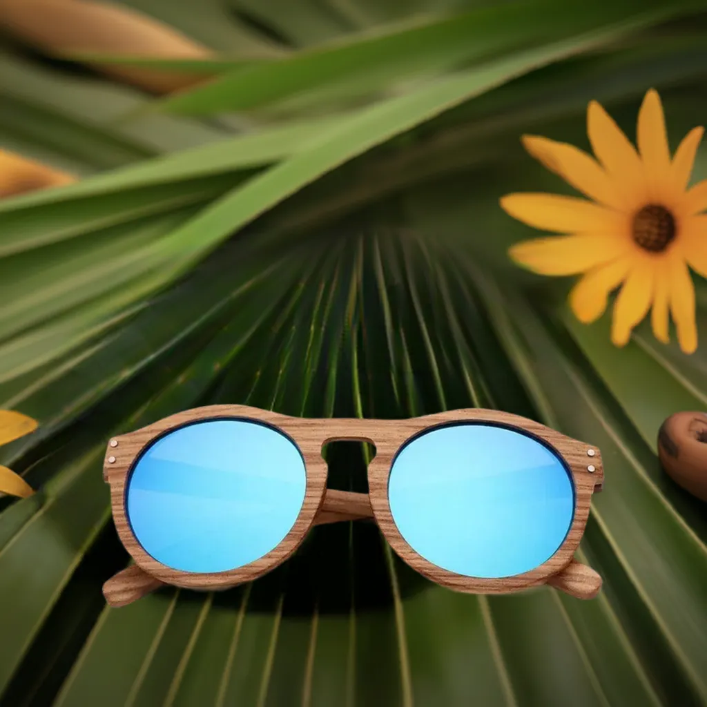 100% Real Zebra Wood Sunglasses