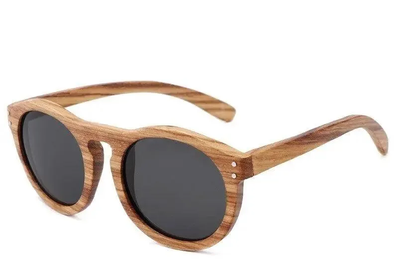 100% Real Zebra Wood Sunglasses