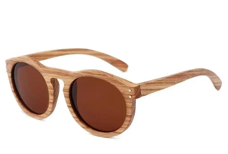 100% Real Zebra Wood Sunglasses