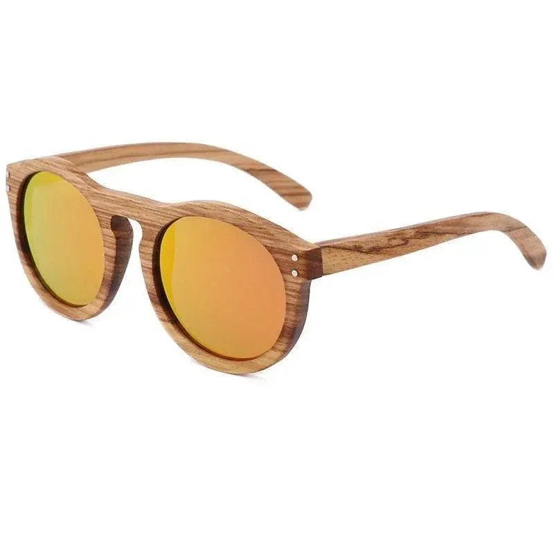 100% Real Zebra Wood Sunglasses
