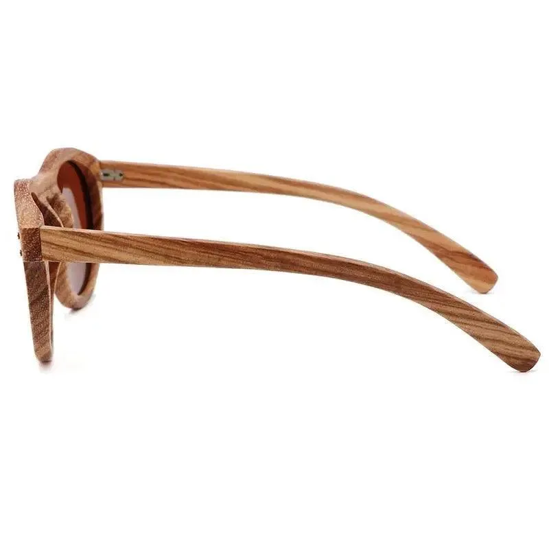 100% Real Zebra Wood Sunglasses