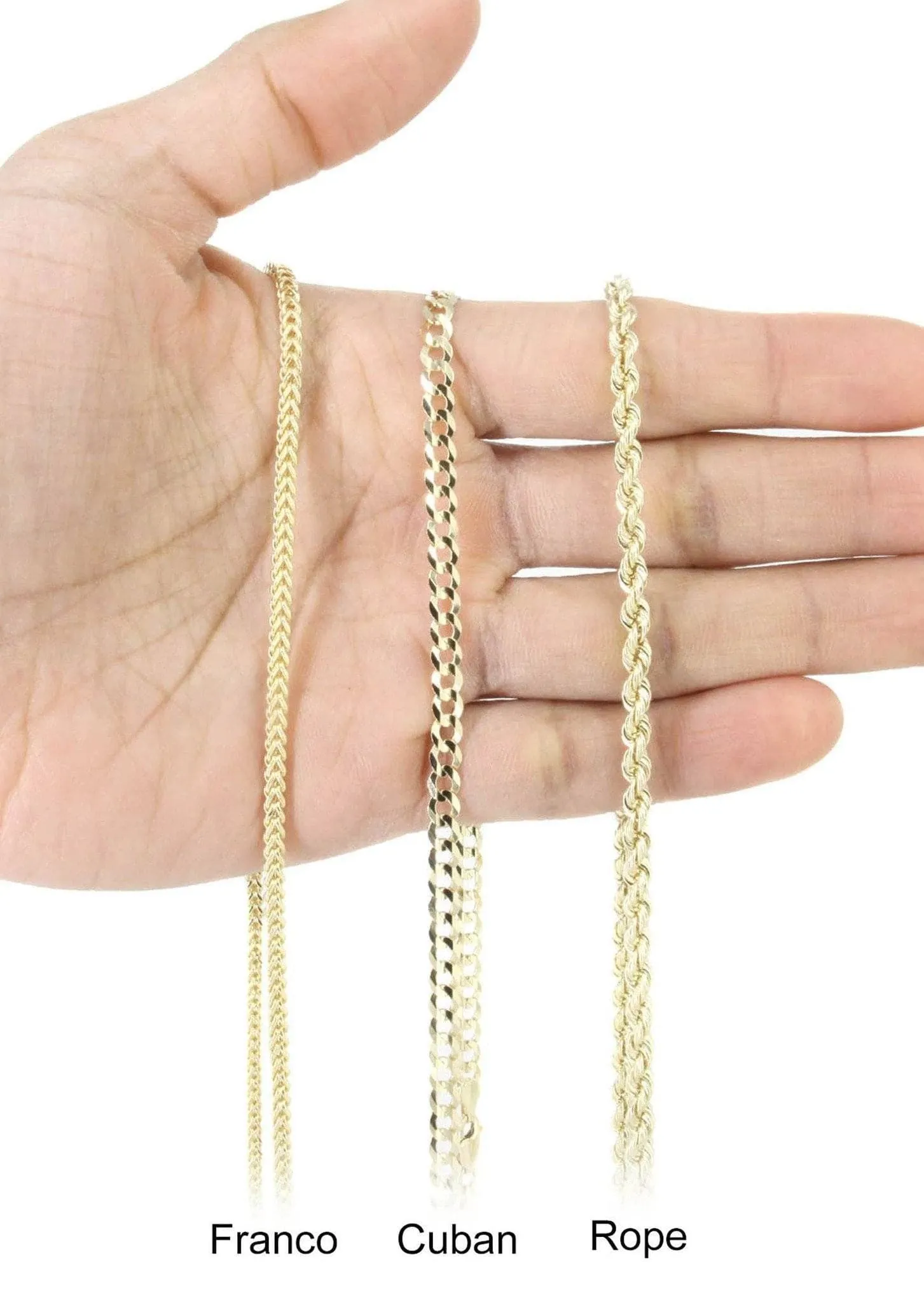 10K Yellow Gold Hand Horns Necklace | Appx. 16.4 Grams
