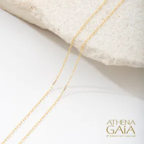 Al'Oro Paper Clip Chain