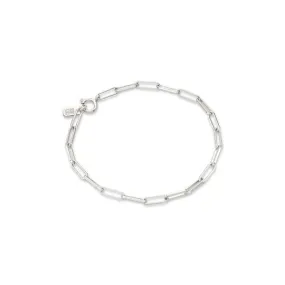 Anna Beck Elongated Box Chain Bracelet - Silver