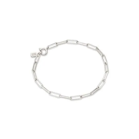 Anna Beck Elongated Box Chain Bracelet - Silver