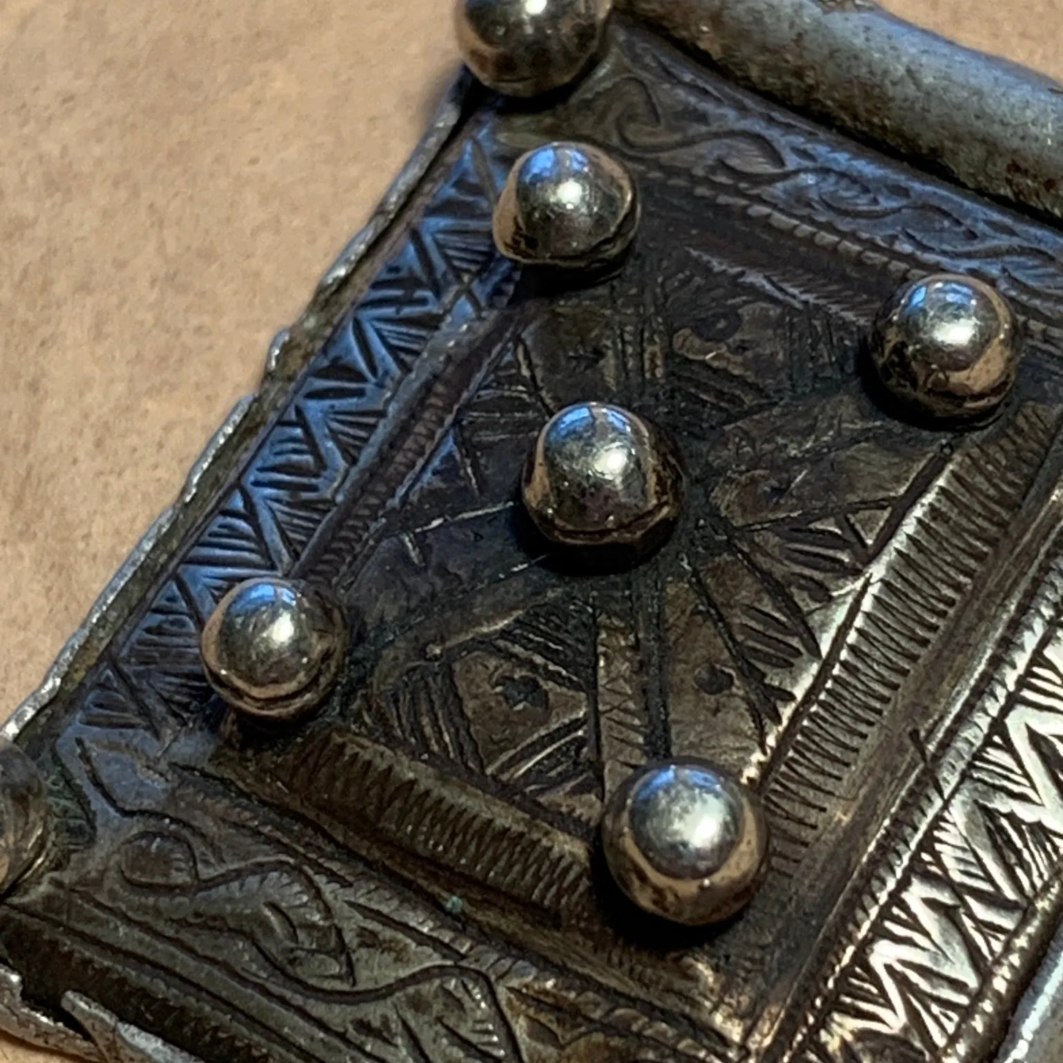Antique Tuareg Silver Pendant
