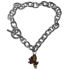 Arizona St. Sun Devils Charm Chain Bracelet