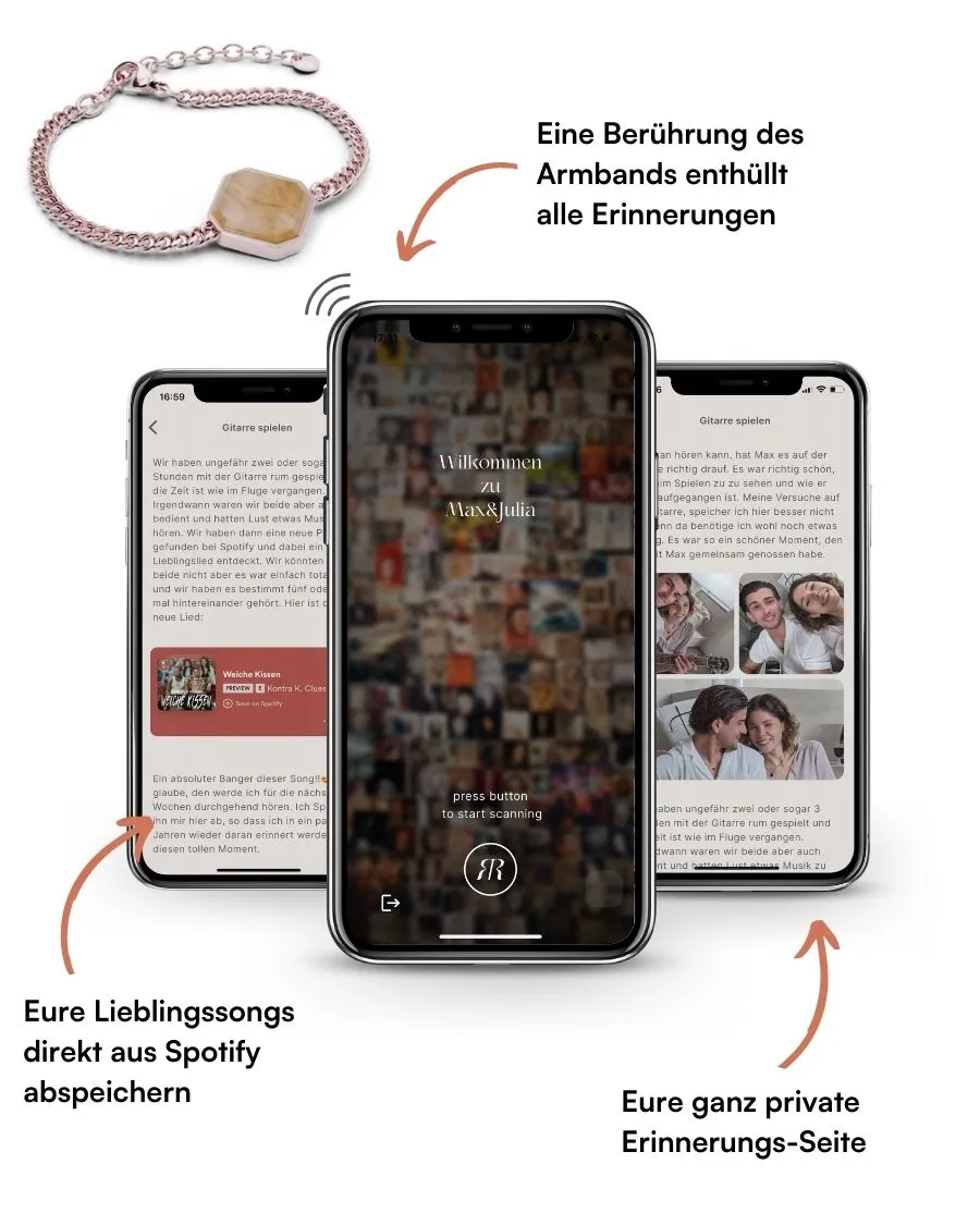 Armband - Tigerauge - Rosegold - Für Sie