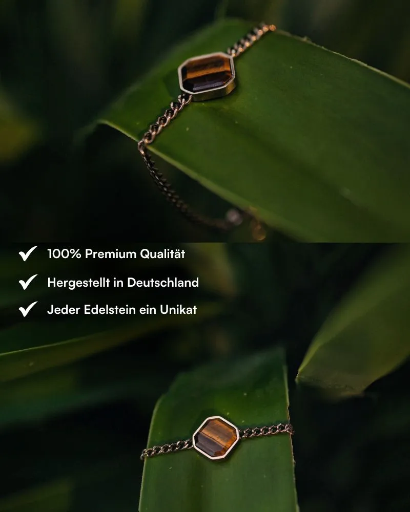 Armband - Tigerauge - Rosegold - Für Sie