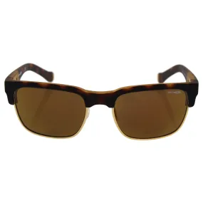 Arnette Dean AN4205-05 Rectangular Sunglasses, Brown, 58 mm