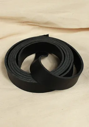 Belt Strap Full-Grain Leather Black