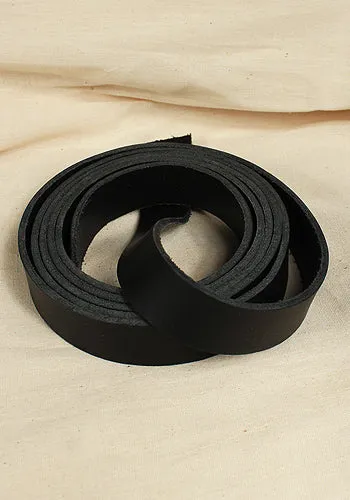 Belt Strap Full-Grain Leather Black