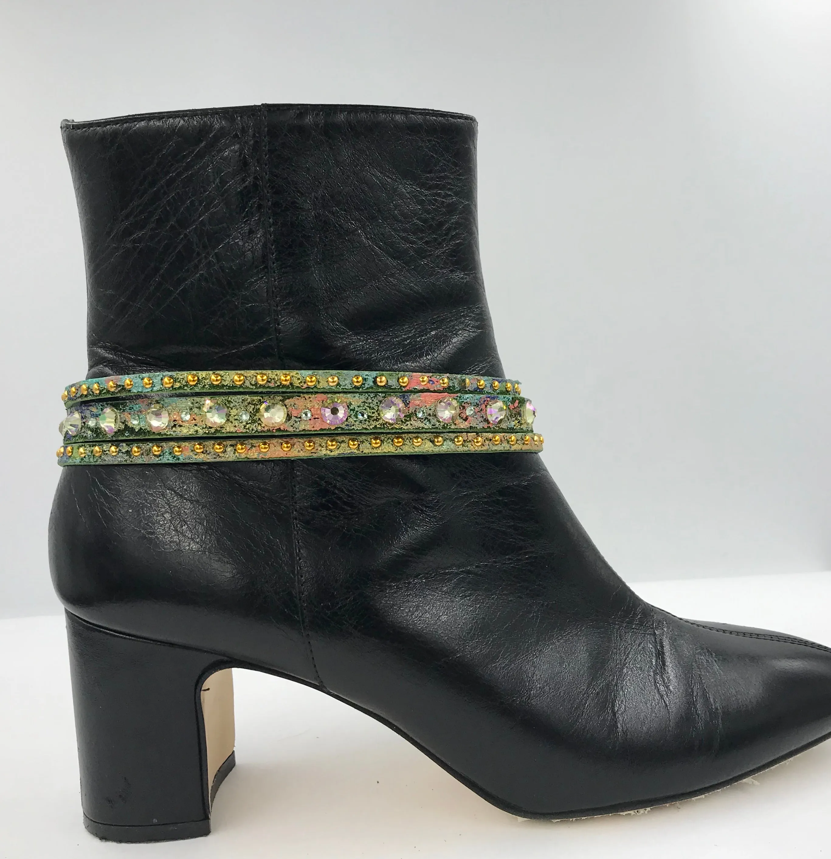 Big Stone Triple Treat - Bracelet/Choker/Boot Cuff - "Summer Romance"