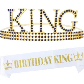 Birthday Crown for Boys,Birthday King Crown,King Crowns for Boys,Happy Birthday Crown