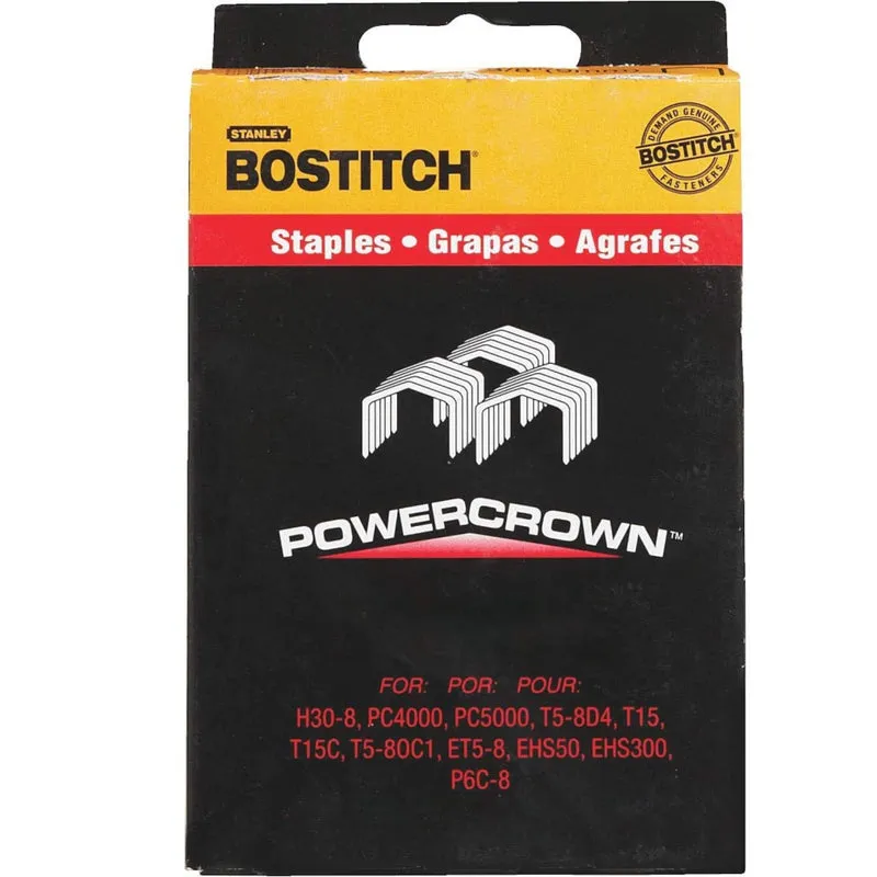 Bostitch STCR-Style 7/16 in. W X 1/4 in. L 18 Ga. Power Crown Staples 6000 pk