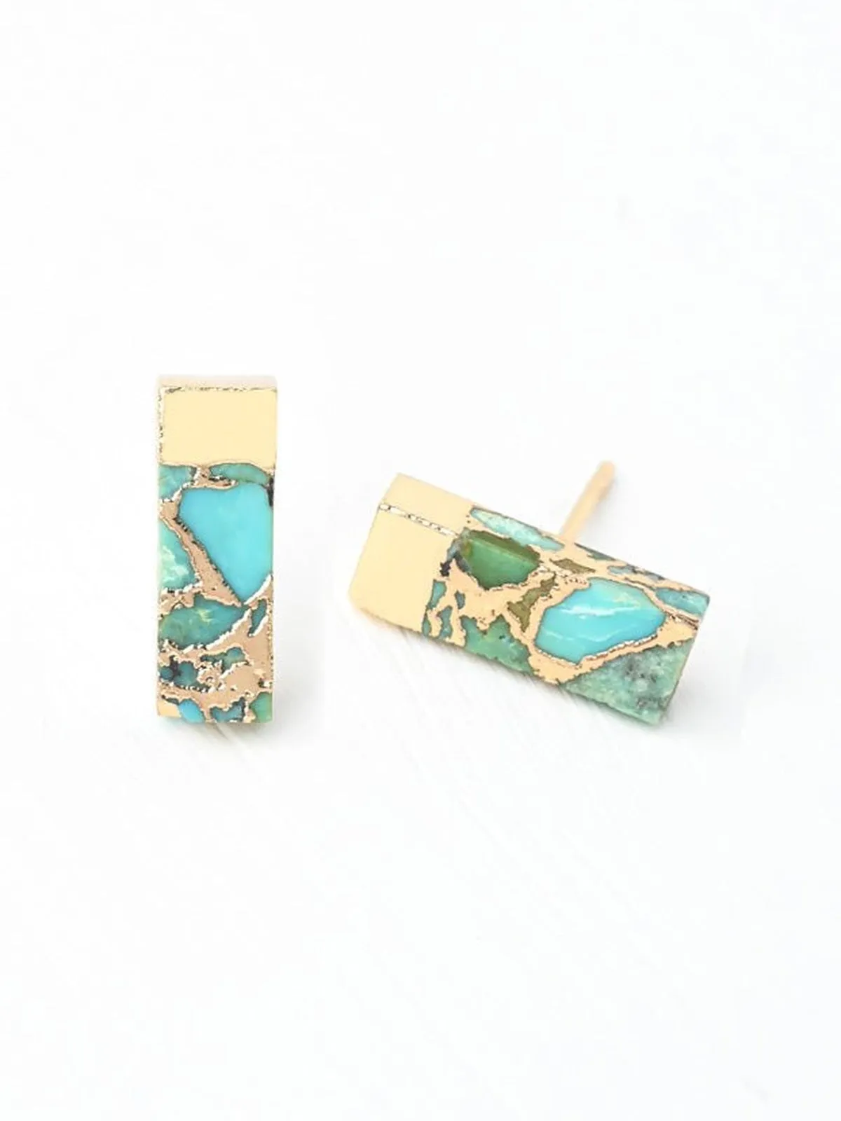 Brayden Turquoise Studs