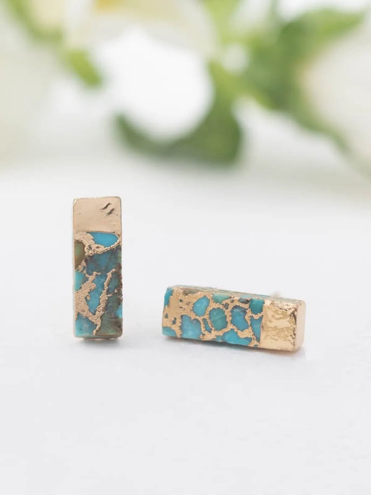 Brayden Turquoise Studs