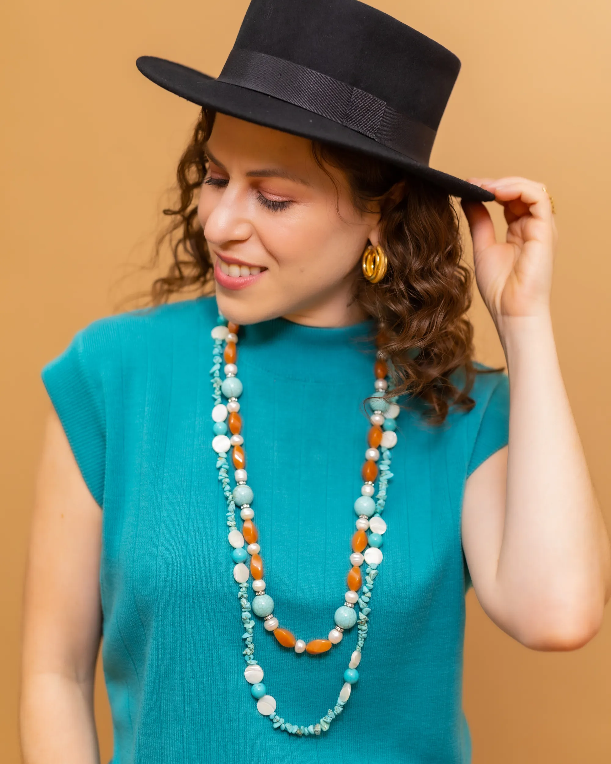 Carnelian Turquoise Necklace