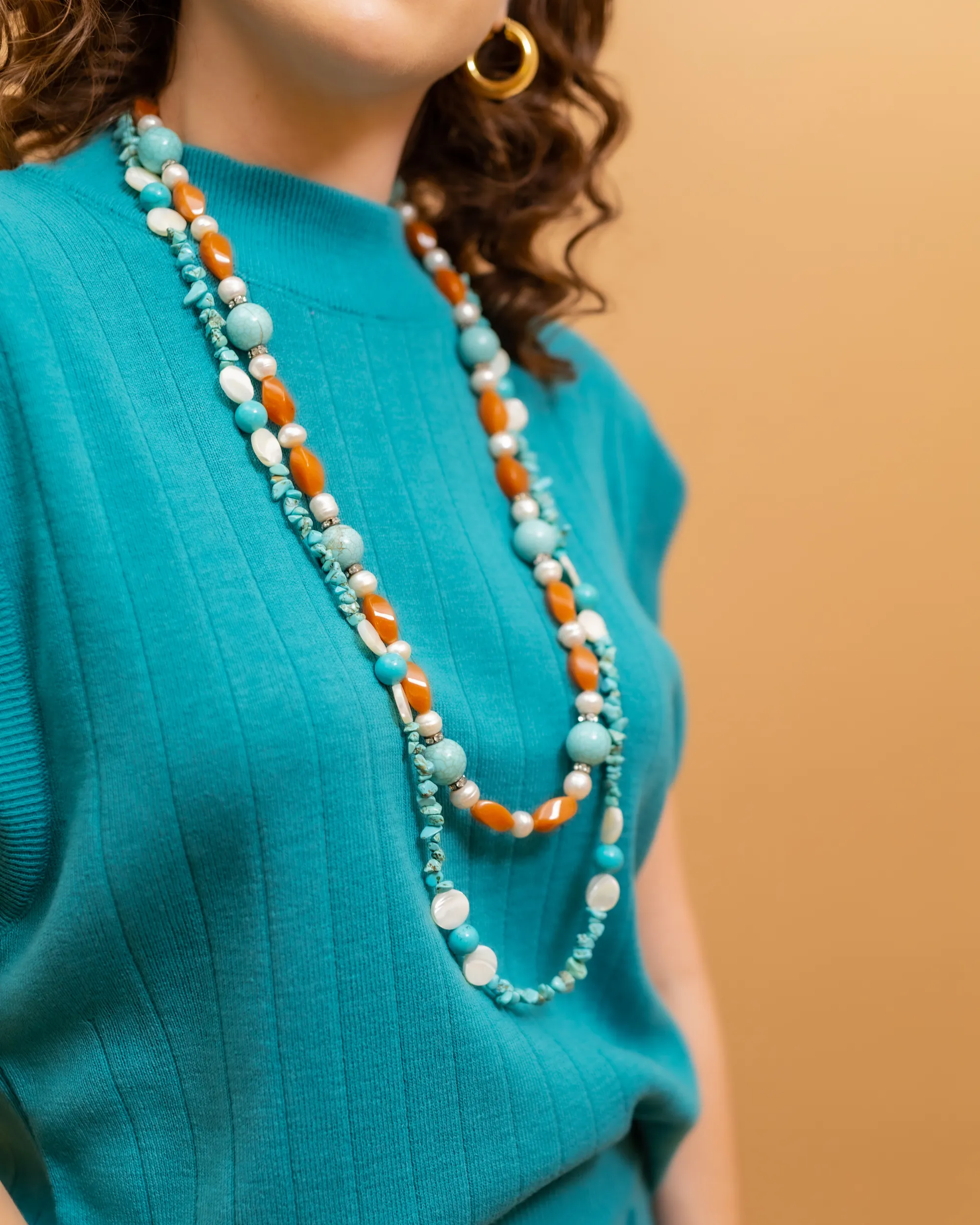 Carnelian Turquoise Necklace