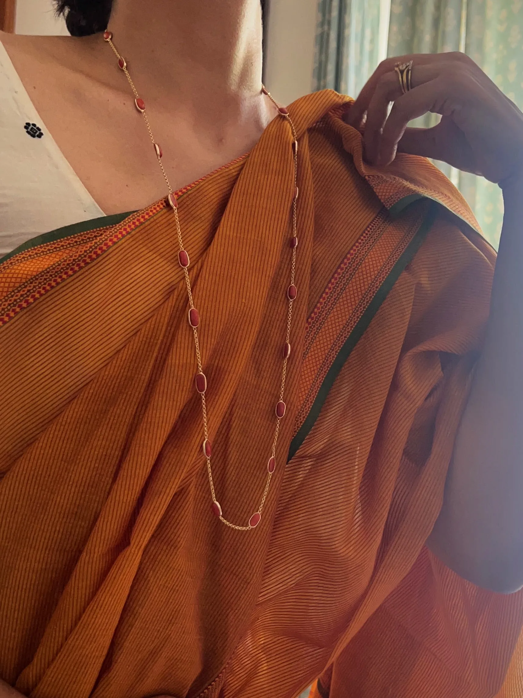 Charusheela Coral Necklace