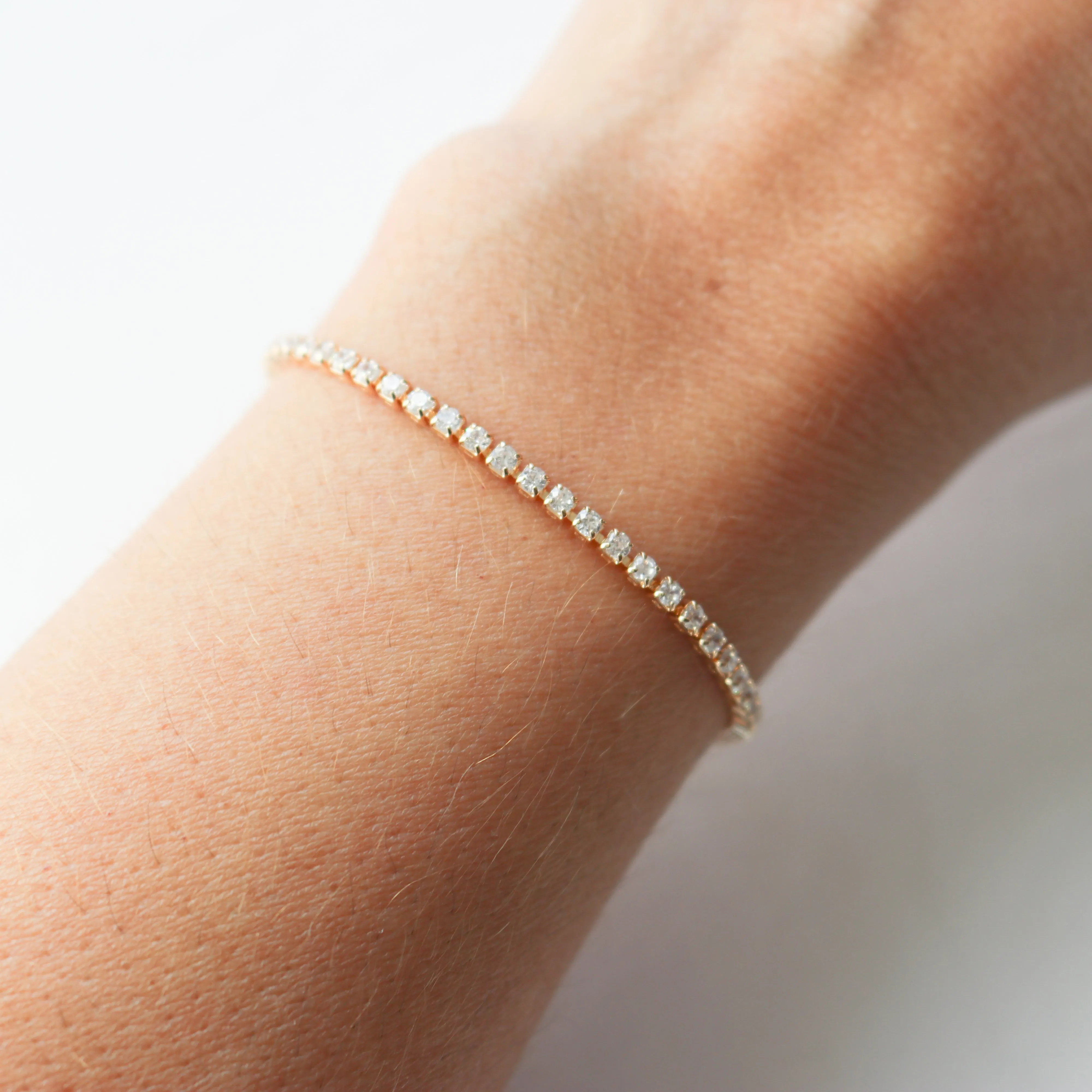 Classic Thin Tennis Bracelet