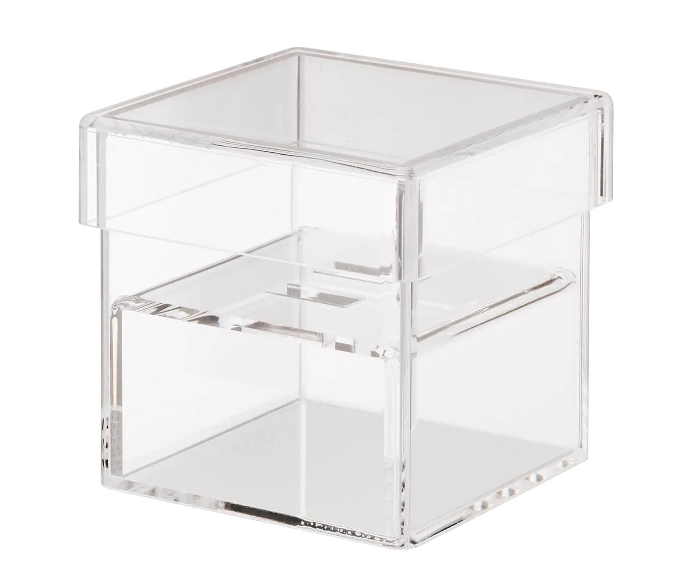 Clear Acrylic Ring Box Ring Pillow Alternative