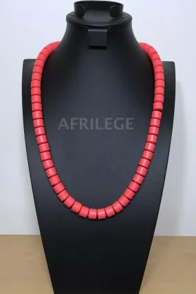 Coral Igbo Nigerian Wedding Necklace
