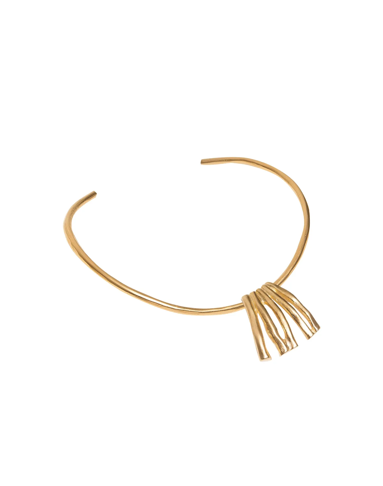 Coral Pendant - Gold