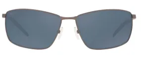 Costa Del Mar Turret Matte Dark Gunmetal Frame - Gray 580 Plastic Lens - Polarized Sunglasses
