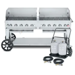 Crown Verity CV-MCC-72WGP 70" Mobile Cart Grill
