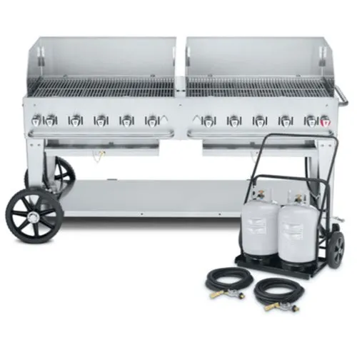 Crown Verity CV-MCC-72WGP 70" Mobile Cart Grill
