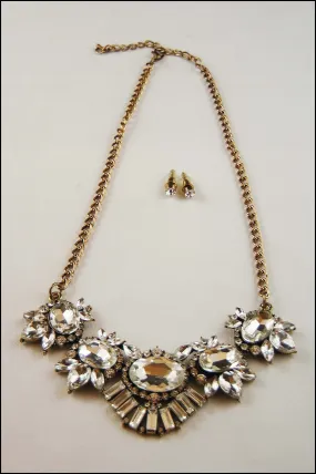 Dainty Holiday Gemstone Collar Set