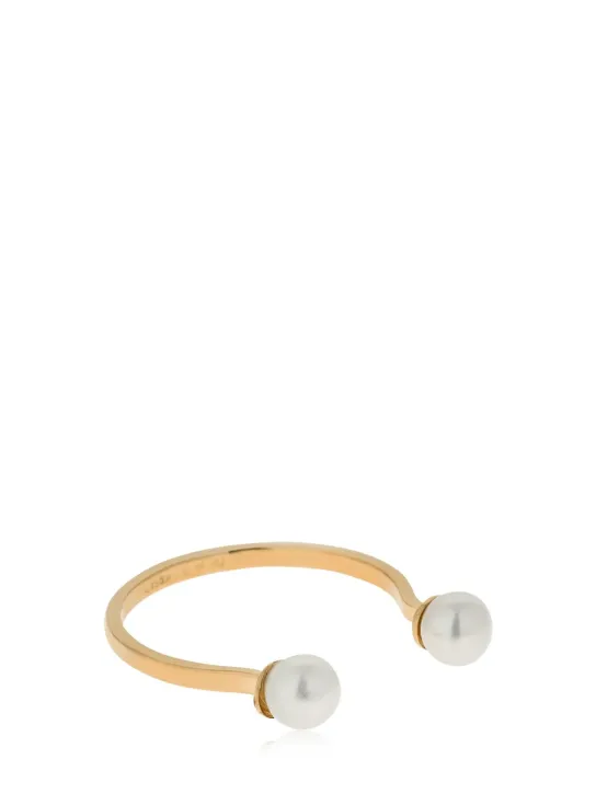 Delfina Delettrez   18kt Double pearl ring 