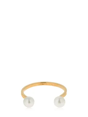 Delfina Delettrez   18kt Double pearl ring 