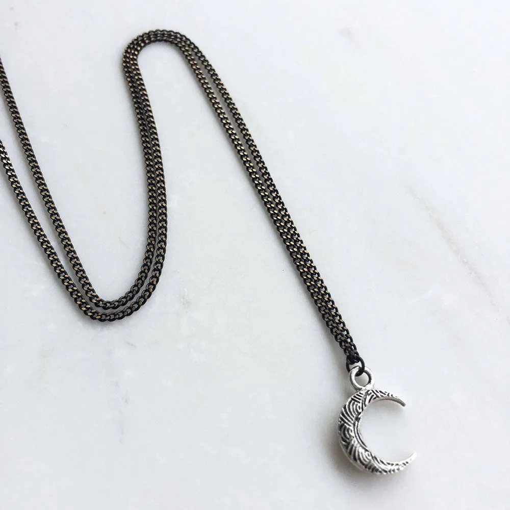Delicate Crescent Moon Necklace