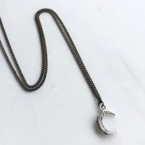 Delicate Crescent Moon Necklace