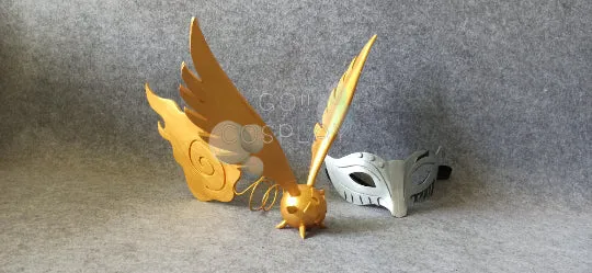 D.Gray Man Allen Walker Crown Clown Mask   Timcanpy