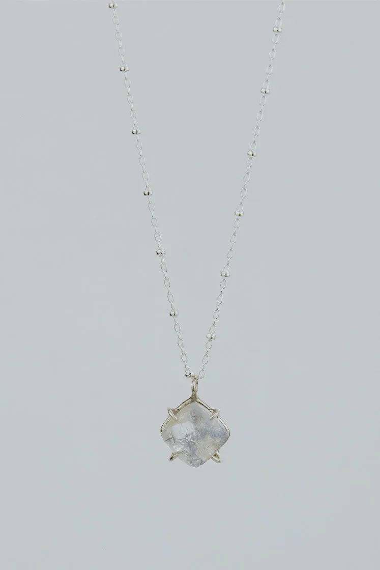 Dumortierite Quartz Gemstone Necklace