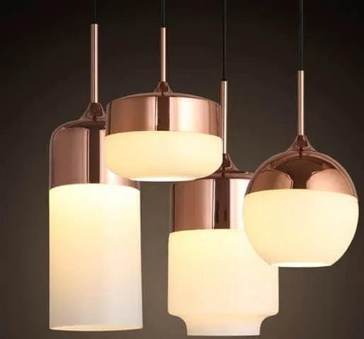 ELIS Copper Top Hanging Lamp