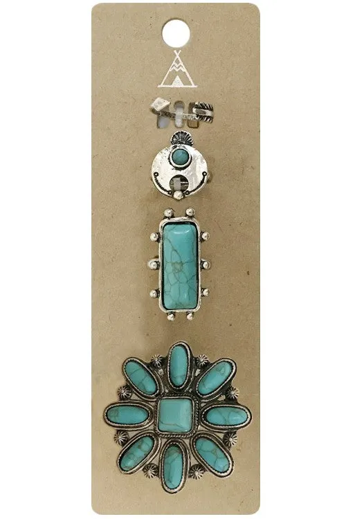 Faye Turquoise Ring Pack