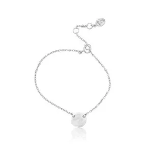 Fine Disc Bracelet, Silver