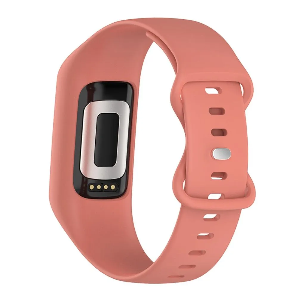 Fitbit Charge 3 simple silicone watch strap - Coral Pink