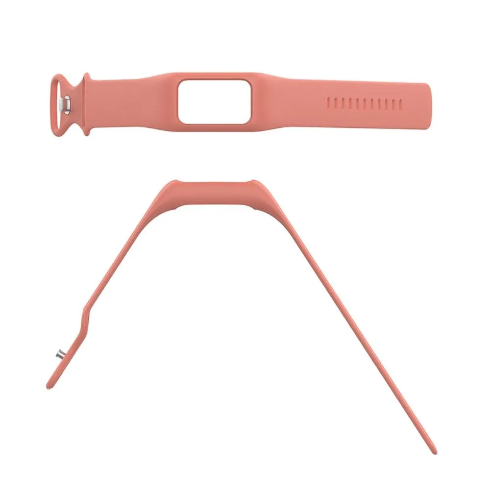 Fitbit Charge 3 simple silicone watch strap - Coral Pink