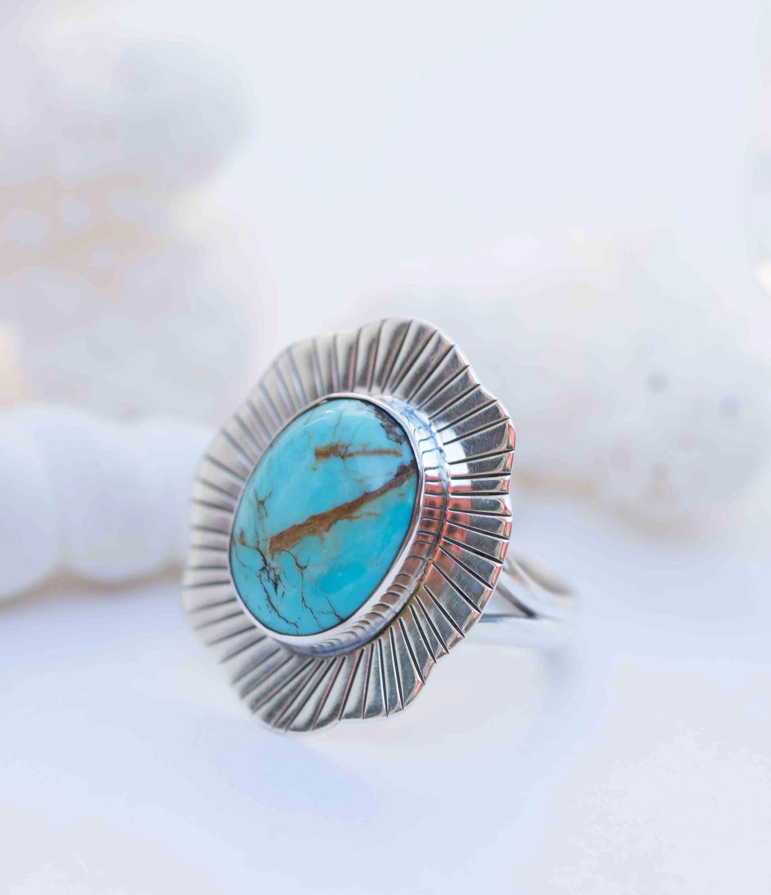 Gaby Ring ~ Turquoise ~ Sterling Silver 925 ~ MR281