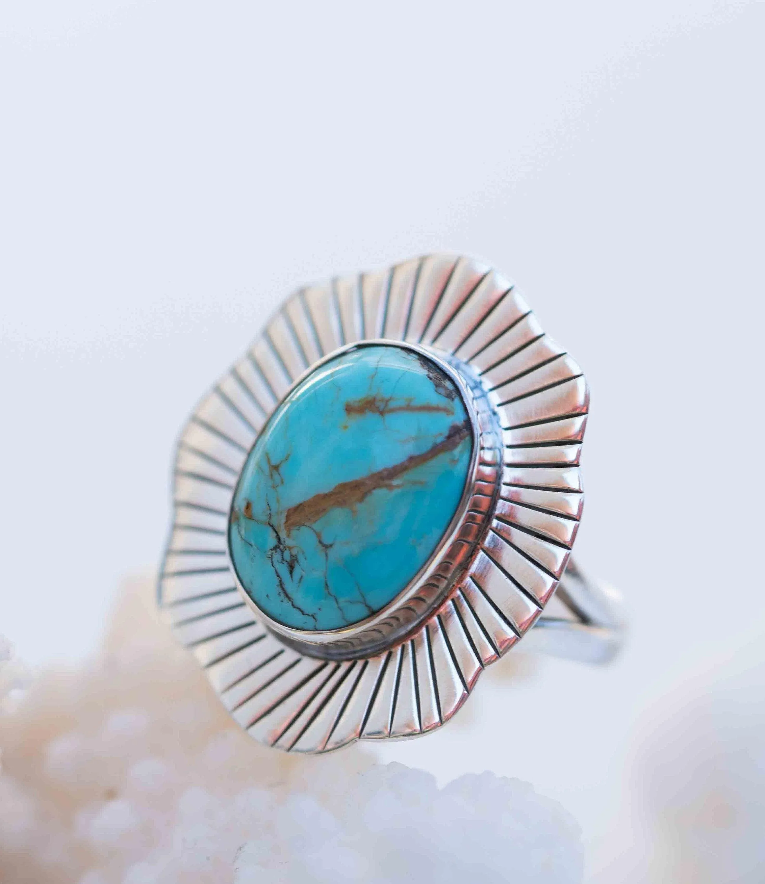 Gaby Ring ~ Turquoise ~ Sterling Silver 925 ~ MR281