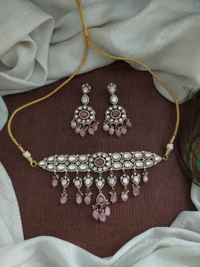 Glamourous Design Victorian Diamond & Beads Choker Sets
