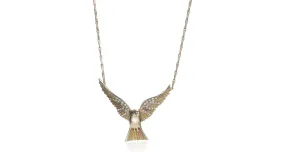 Gold & Diamond Dove Necklace