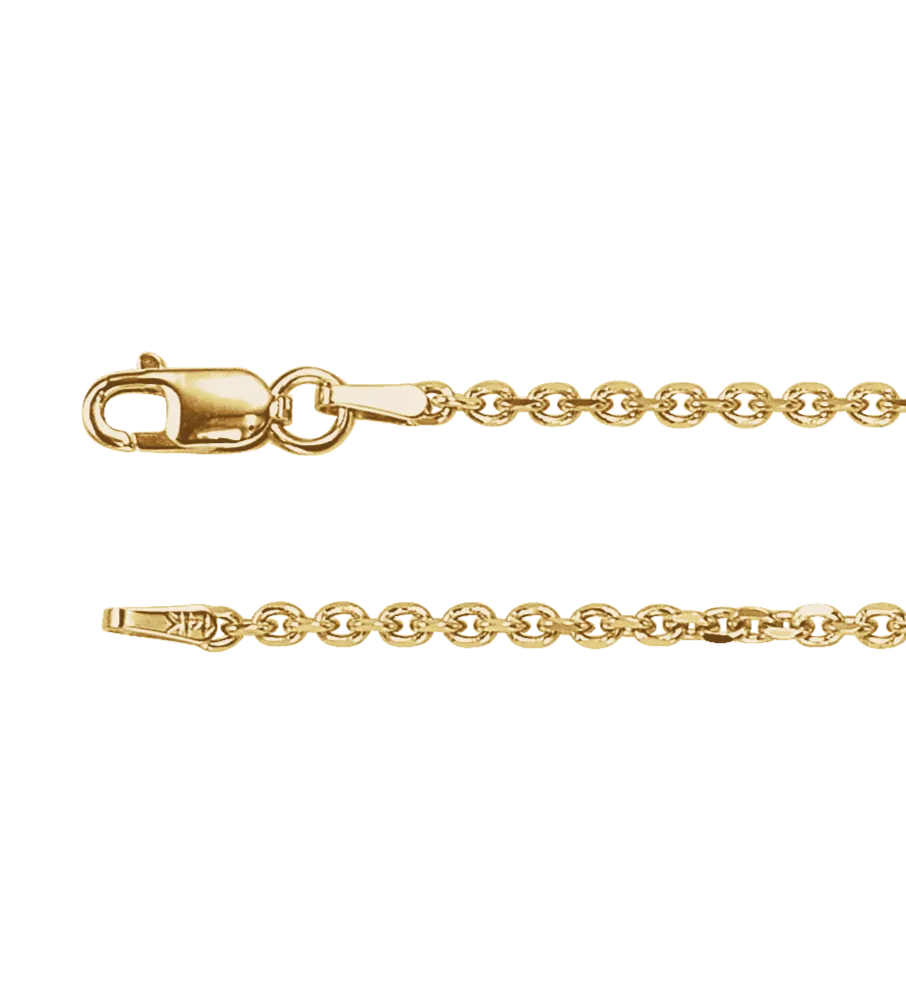 Gold Lock Pendant Necklace