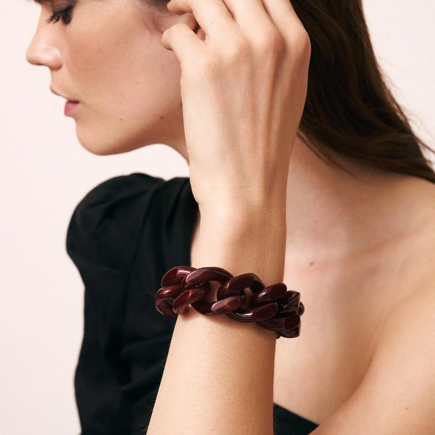GREAT Bracelet Bordeaux Marble