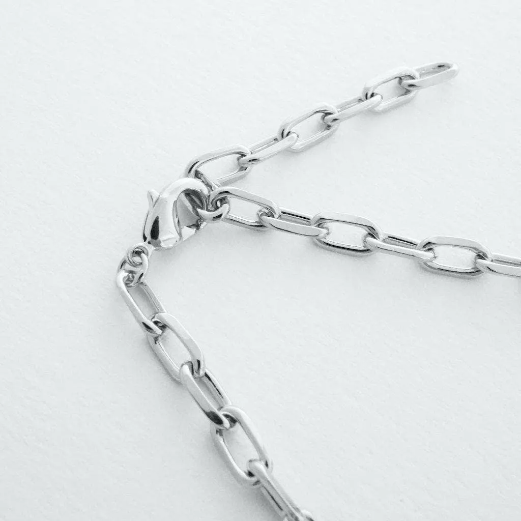 Greta Chain Bracelet Silver
